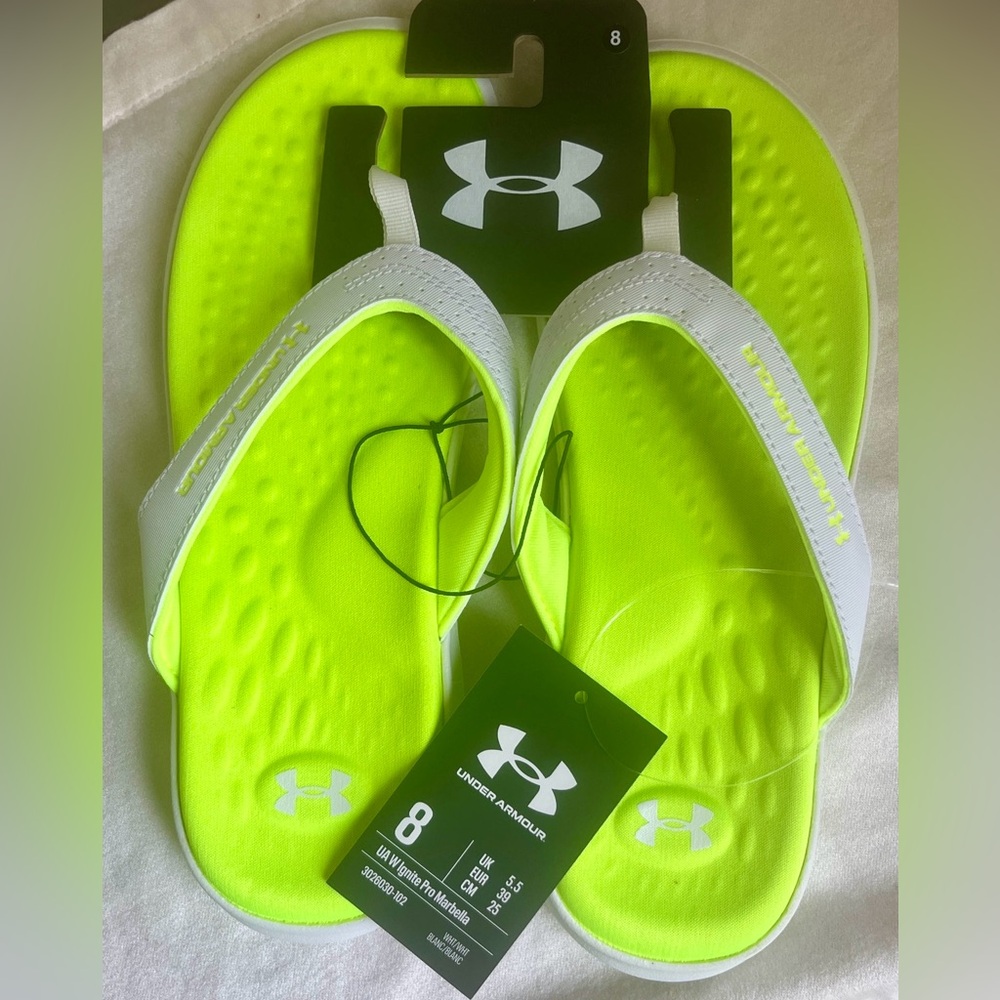 Under Armour Ignite Pro Marbella Flip Flops Sandal Women's Size 6